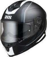 IXS Шлем HX 1100 2.0 Чёрн-серо-белый глянец в Воронеже