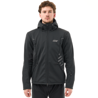 Dragonfly Мототолстовка DF Urban Man 2025 Black с защитой в Воронеже