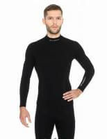 Brubeck Футболка мужская дл.рукав Wool Merino 78% Черный в Воронеже
