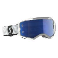 Scott Очки кроссовые Fury white blue chrome works в Воронеже