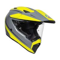 AGV Шлем AX9 E2206 V26 Pacific Road Matt Grey/Yellow Fluo/Black в Воронеже