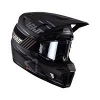 Leatt Мотошлем кроссовый Moto 9.5 Carbon Helmet Kit V26 Black в Воронеже