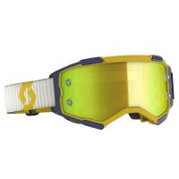 Scott Очки кроссовые Fury yellow/blue yellow chrome works в Воронеже