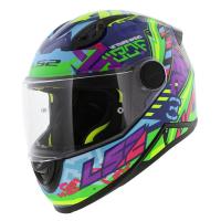 LS2 Мотошлем FF812 Kid Svent Blue Green в Воронеже
