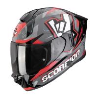 Scorpion Exo Мотошлем Exo-530 Air Rok Серый/Черный/Красный в Воронеже
