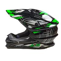 AiM Шлем кроссовый JK803S Green/Black в Воронеже