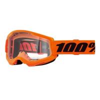 100% Очки Strata 2 V26 Goggle Neon Orange / Clear в Воронеже