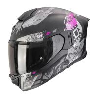 Scorpion Exo Мотошлем Exo-530 Air Hadji Черный/Серый/Розовый в Воронеже