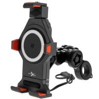 Extreme Style Мото держатель с беспроводной зарядкой anti-vibration R17W в Воронеже