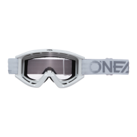 Oneal Маска кроссовая B-Zero V.22 белая оправа, прозрачная линза в Воронеже