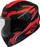 IXS Шлем 136 2.0 Kids Star 2 Черно-красно матовый в Воронеже