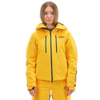 Dragonfly Куртка утепленная Gravity Premium Woman Yellow-Dark Ocean в Воронеже