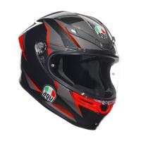 AGV Шлем K6 S 2206 Slashcut Black/Grey/Red в Воронеже