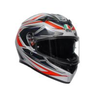AGV Шлем K3 22.06 Space Matt White/Red Fluo в Воронеже