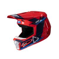 Leatt Шлем кроссовый детский Helmet Kit Moto 3.5 Jr V25 Royal в Воронеже