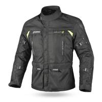 Dimox Мотокуртка текстиль Explorer Mens Touring Black/Yellow в Воронеже
