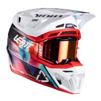 Leatt Шлем кроссовый 8.5 Royal Blue-Red V26 + очки Velocity 5.5 в Воронеже
