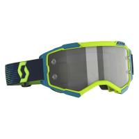 Scott Очки кроссовые Fury LS neon yellow/blue light sensitive grey works в Воронеже