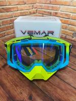 Scout Vemar Маска кросс MJ-1024-1 сине-желтая в Воронеже