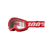 100% Очки подростковые Strata 2 Junior Red / Clear в Воронеже