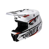 Leatt Шлем кроссовый детский Helmet Kit Moto 3.5 Jr V25 White в Воронеже