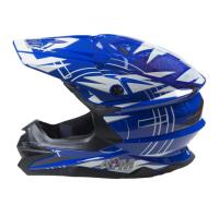 AiM Шлем кроссовый JK803S Blue/White в Воронеже