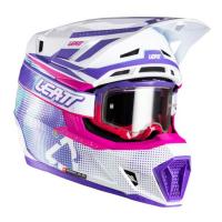 Leatt Шлем кроссовый  7.5 V26 Purple + очки Velocity 4.5 в Воронеже