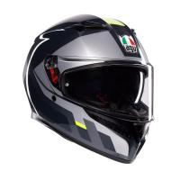 AGV Шлем K3 Shade Grey/Yellow Fluo в Воронеже