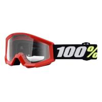 100% Очки детские Strata Mini Goggle Red/Clear Lens 2025 в Воронеже