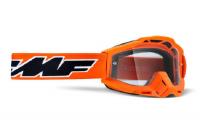 100% Маска кросс FMF Powerbomb Rocket Orange - прозрачная линза в Воронеже