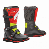 Forma Ботинки кроссовые детские Rock Black/Red/Yellowfluo в Воронеже