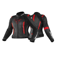 Shima Куртка Кожаная женская Miura 2.0 Black/Red в Воронеже