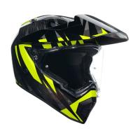 AGV Шлем AX9 E2206 V26 Steppa Carbon/Grey/Yellow Fluo в Воронеже