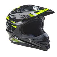 AiM Шлем кроссовый JK803S Yellow/Black в Воронеже