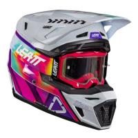 Leatt Шлем кроссовый 8.5 Pinata Teal V26 + очки Velocity 5.5 в Воронеже