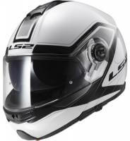 LS2 Мотошлем снегоходный FF325 Strobe Electric Snow Civik Черный/Белый в Воронеже