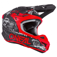 ONEAL Кроссовый шлем 5Series HR Черный/Красный в Воронеже