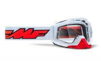 100% Маска кросс FMF Powerbomb Rocket White - прозрачная линза в Воронеже