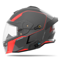 509 Шлем Delta V Carbon Commander с подогревом Racing Red в Воронеже