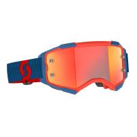Scott Очки кроссовые Fury dark blue/neon red/orange chrome works в Воронеже