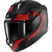 Shark Шлем Skwal i3 Rhad Mat Black/Chrome/Red в Воронеже