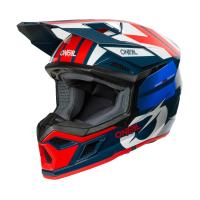 Oneal Кроссовый шлем 3Series Ride V.25 синий/белый в Воронеже