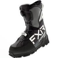 FXR Ботинки снегоходные X-Cross Pro BOA с утеплителем Black/White в Воронеже