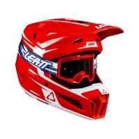 Leatt Шлем кроссовый 3.5 V26 Red + очки Vizion 3.5 в Воронеже