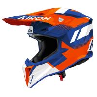 Airoh Шлем Wraaap Vision Orange-Blue Gloss в Воронеже