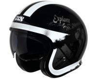 IXS Мотошлем открытый iXS 880 2.2 черно-серебристый в Воронеже