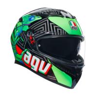 AGV Шлем K3 Kamaleon Black/Red/Green в Воронеже