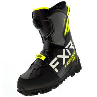 FXR Ботинки снегоходные X-Cross Pro BOA с утеплителем Black/Hi Vis в Воронеже