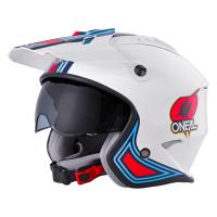 ONEAL Шлем открытый Volt MN1, глянец Белый/красный в Воронеже