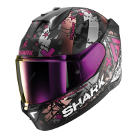 Shark Шлем Skwal i3 Hellcat Mat Black/Chrome/Violet в Воронеже